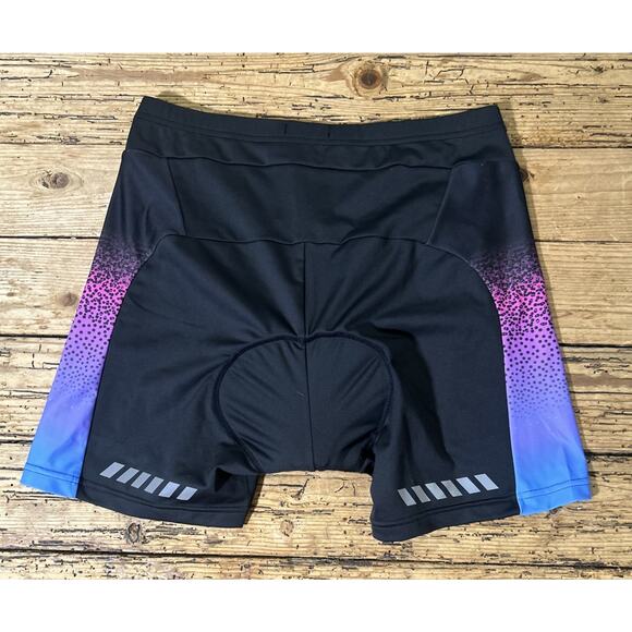 Coolrun Women’s Size XL Multicolored Padded Biker Shorts NWT - Picture 2 of 8